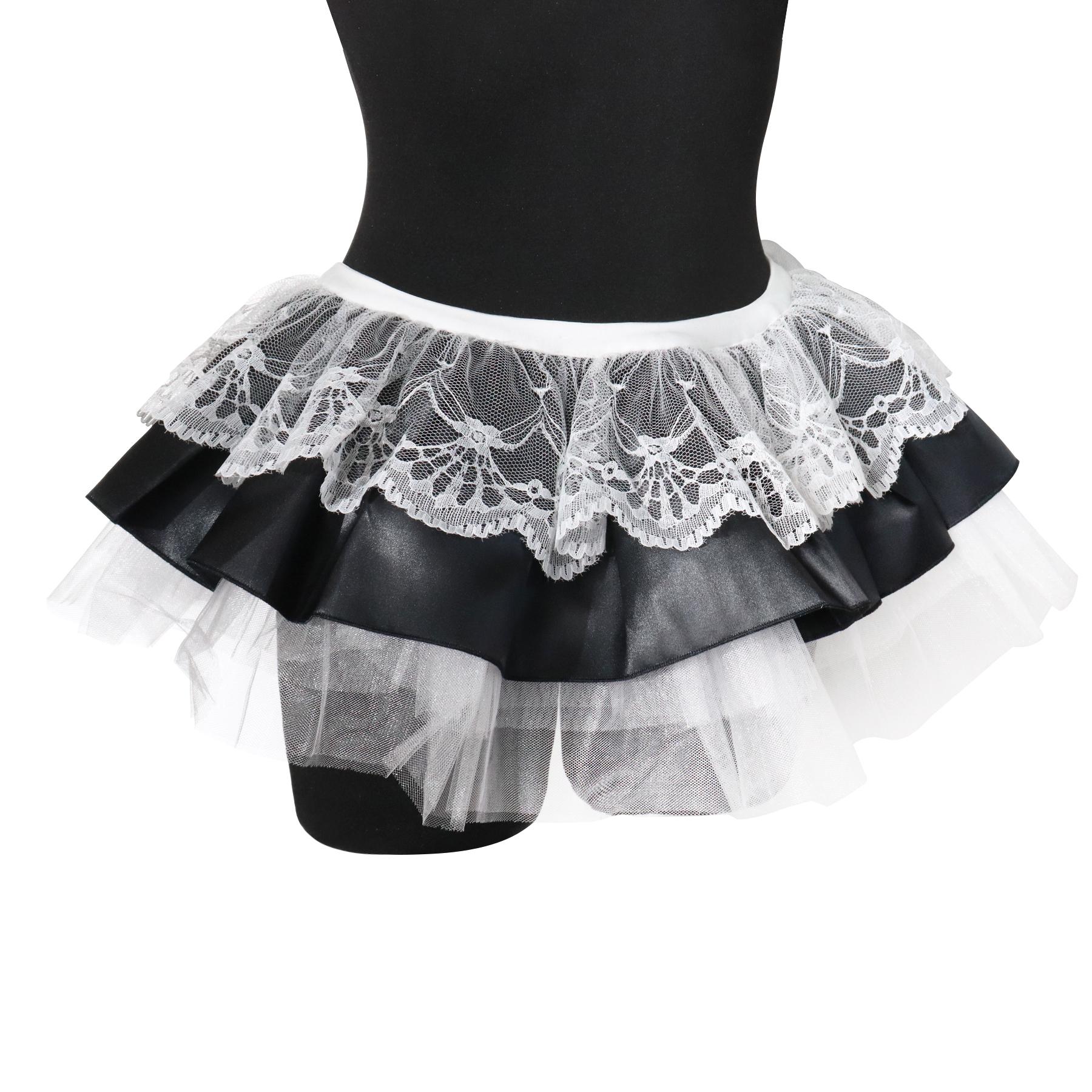 Black Short Tulle Skirt