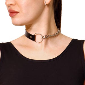 Day collar necklace, day collar for women, o-ring choker, day collar, gift for her