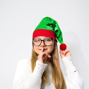 Christmas elf hat, kids Christmas hat, elf outfit, elf costume kids, elf cosplay, Christmas holiday hat, Christmas party clothes, elf hat