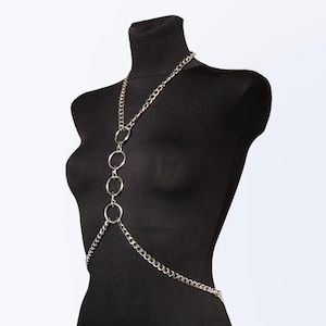 Body Chain Bra Chest - Etsy display picture 3