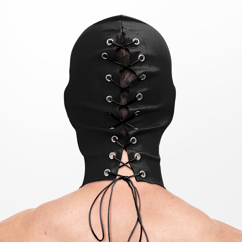 bondage hood, Bdsm mask, bondage mask, bdsm hood image 2