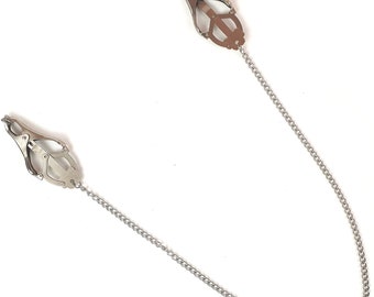 Clover Nipple clamps with chain