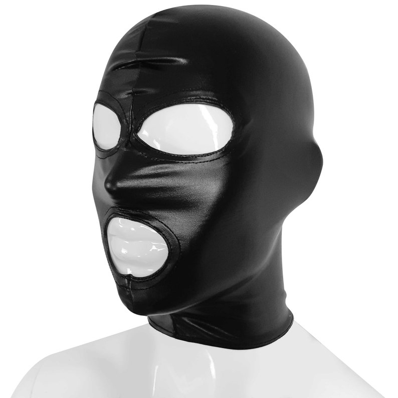 BDSM mask bdsm hood bondage hood Submissive clothing | Etsy