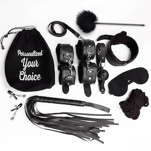 Jouet Sexuel Bondage Set adulte Kit Menottes ball cordes l'aveugle