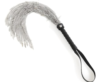 Chain flogger, metal flogger, metal scourge flogger (choose color)