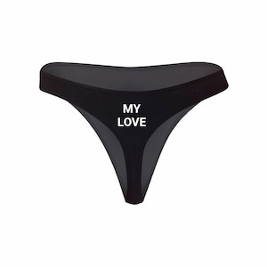 Personalized panties, custom panties, custom underwear, Personalized thong