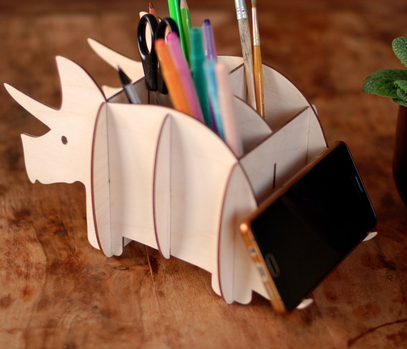 Download Dinosaur pencil holder vector file DXF svg pdf 3D vector ...