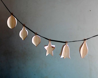 Formas 3D para guirnaldas, archivos vectoriales de decoraciones de árboles de Navidad, DXF, SVG, pdf