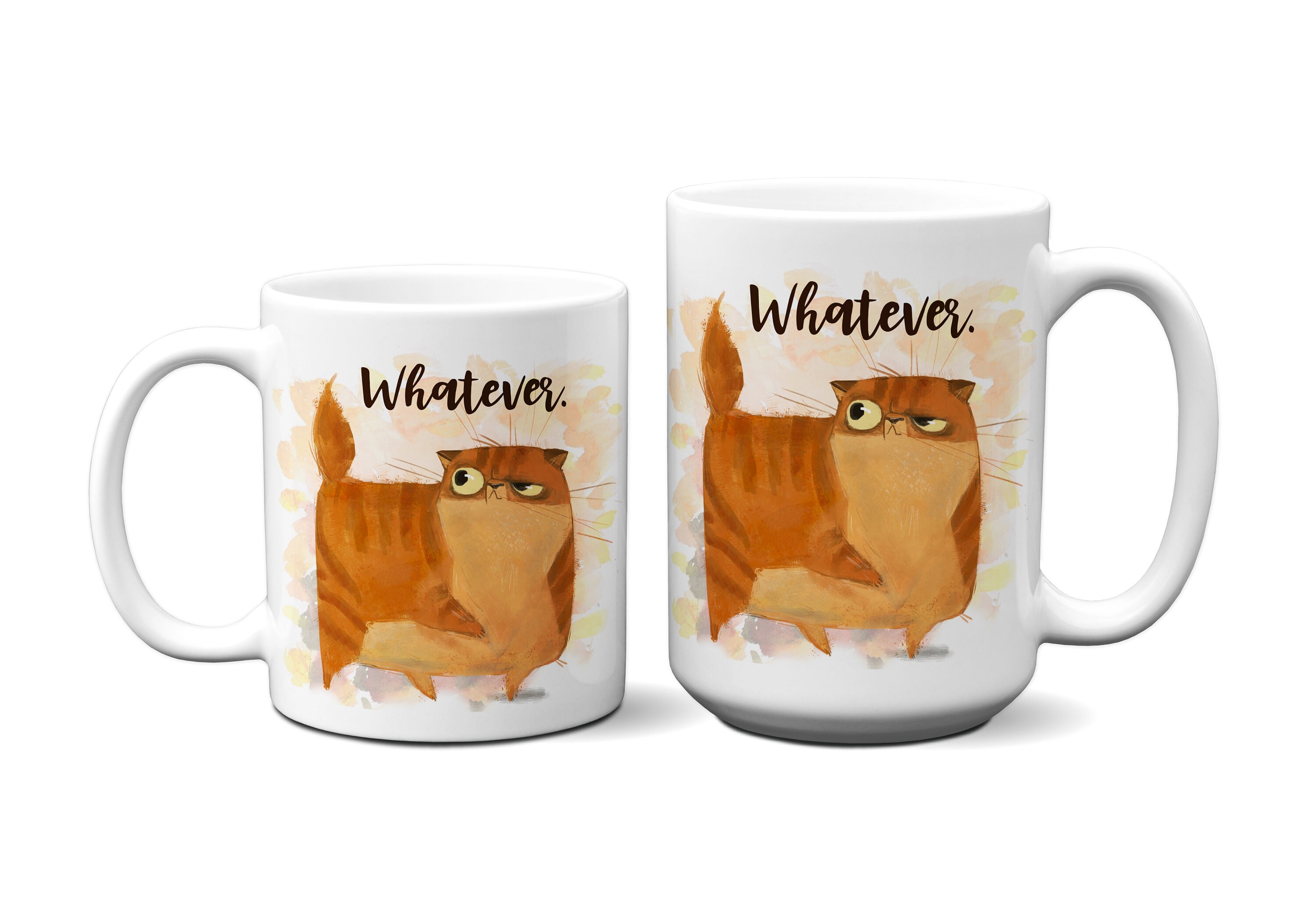 Cat Coffee Mug, Stress Mug, Coffee Mug With Cat, Ceramic Mug Cat, Cat ...