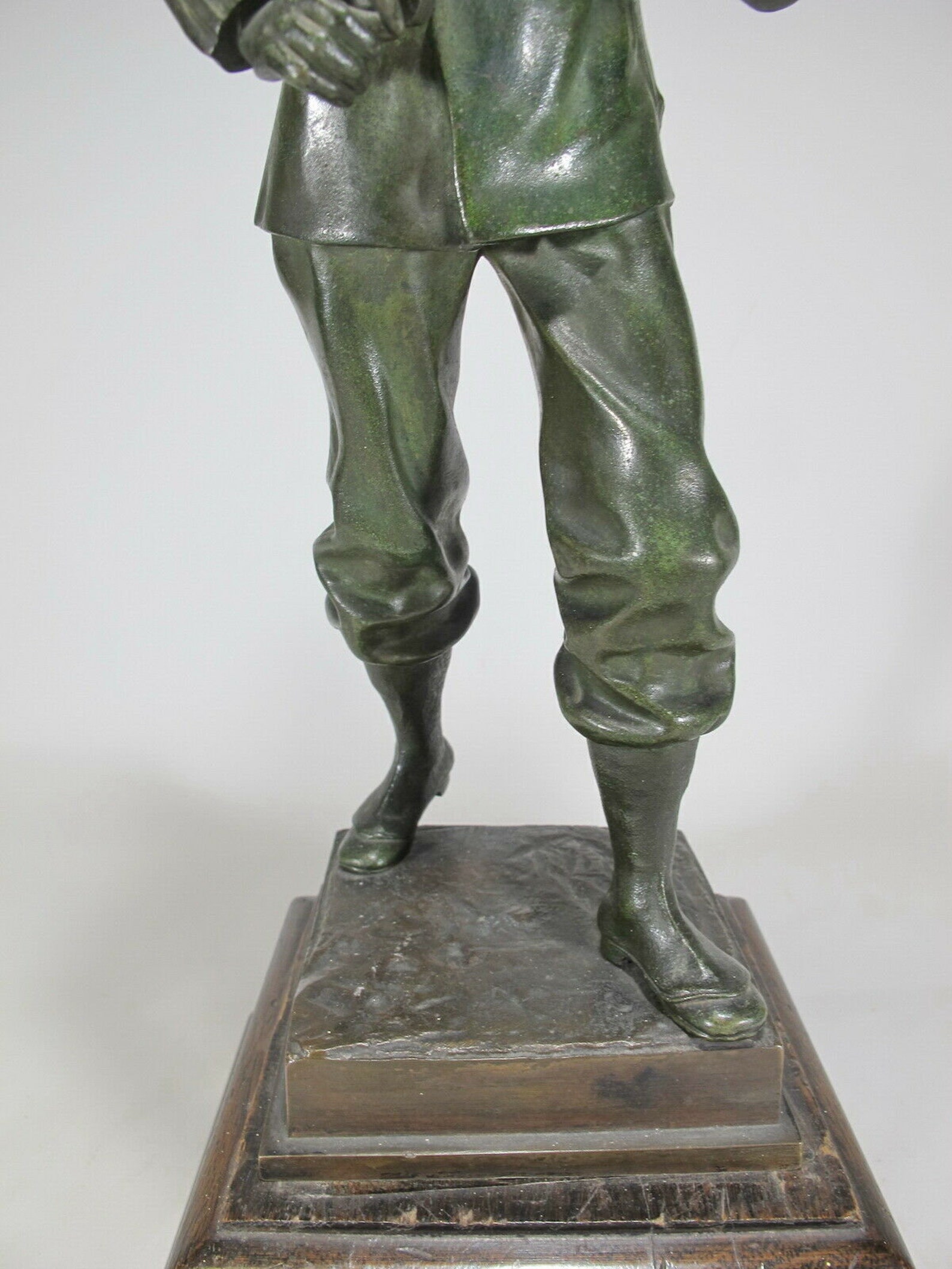 Statue antique Français soldat en bronze 40012 Etsy
