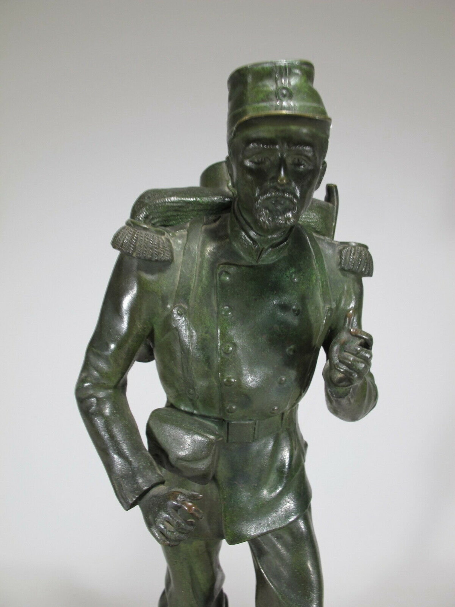 Statue antique Français soldat en bronze 40012 Etsy