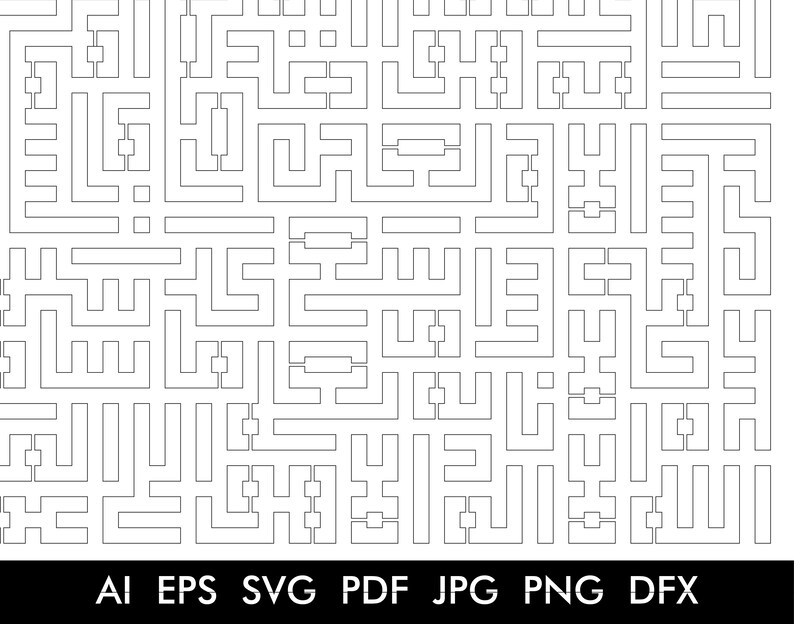 Islamic Calligraphy Vector for CNC machine Arabic calligraphy wall art Kufic style Ayatul Kursi wall art Lasercut vector template SVG file