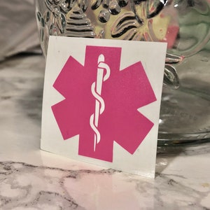 Medical Alert Vinyl Decal