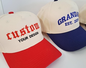 Vintage Style Custom Trucker Hat, Your Design Here, Trucker Caps, Personalised Cap, Bachelorette Hats, Business Logo Hat, Stag Caps, 90's