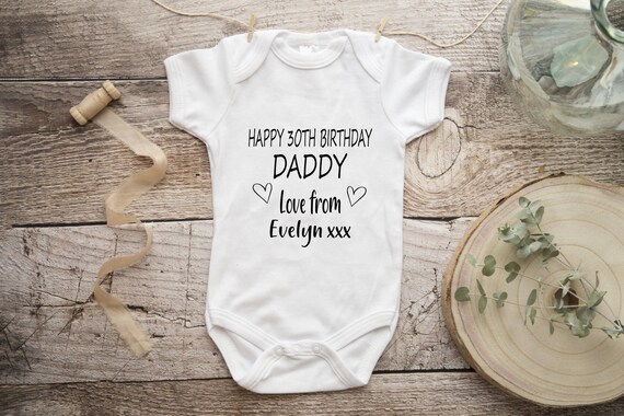 etsy personalised baby grow