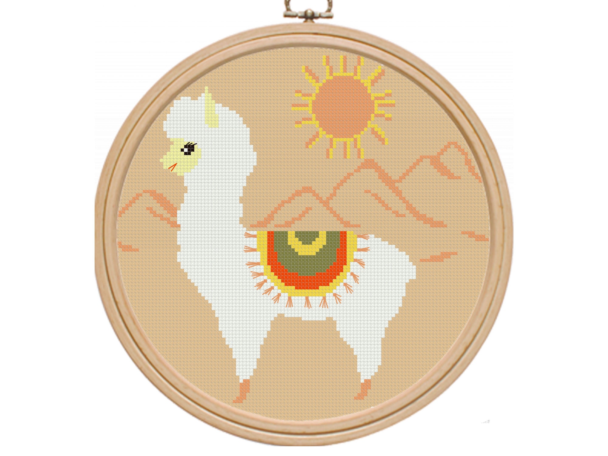 Llama Cross Stitch Pattern Small Cross Stitch Pattern Counted - Etsy UK