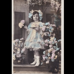 Vintage postcard ∙ Amitiés