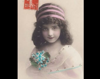 Vintage postcard • Beautiful portrait of Grete Reinwald