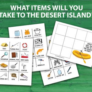 Decision Quest: Desert Island team-building activity and icebreaker game for small groups of 2-5. This activity consists of several rounds of a story scenario in which the group will need to make decisions within a time limit. This game is intended for middle school, teenage, and adult players. The file is available in a printable PDF file format.