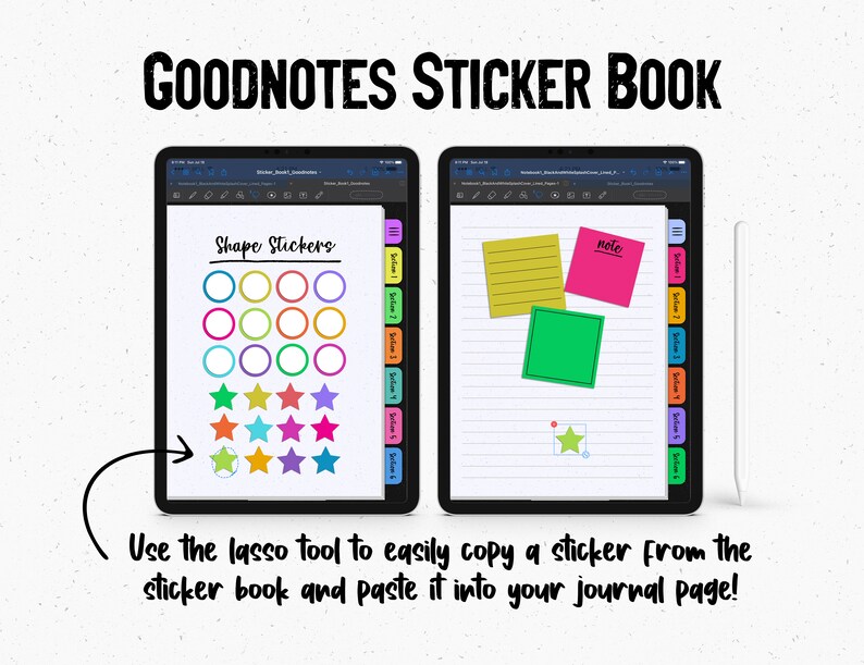 Digital Notebook Bundle For Goodnotes App On Ipad And Tablets Etsy