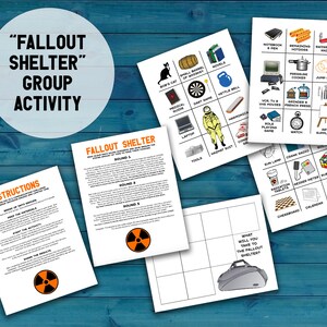 Fallout Shelter Decision Quest printable PDF team building activity and icebreaker game.