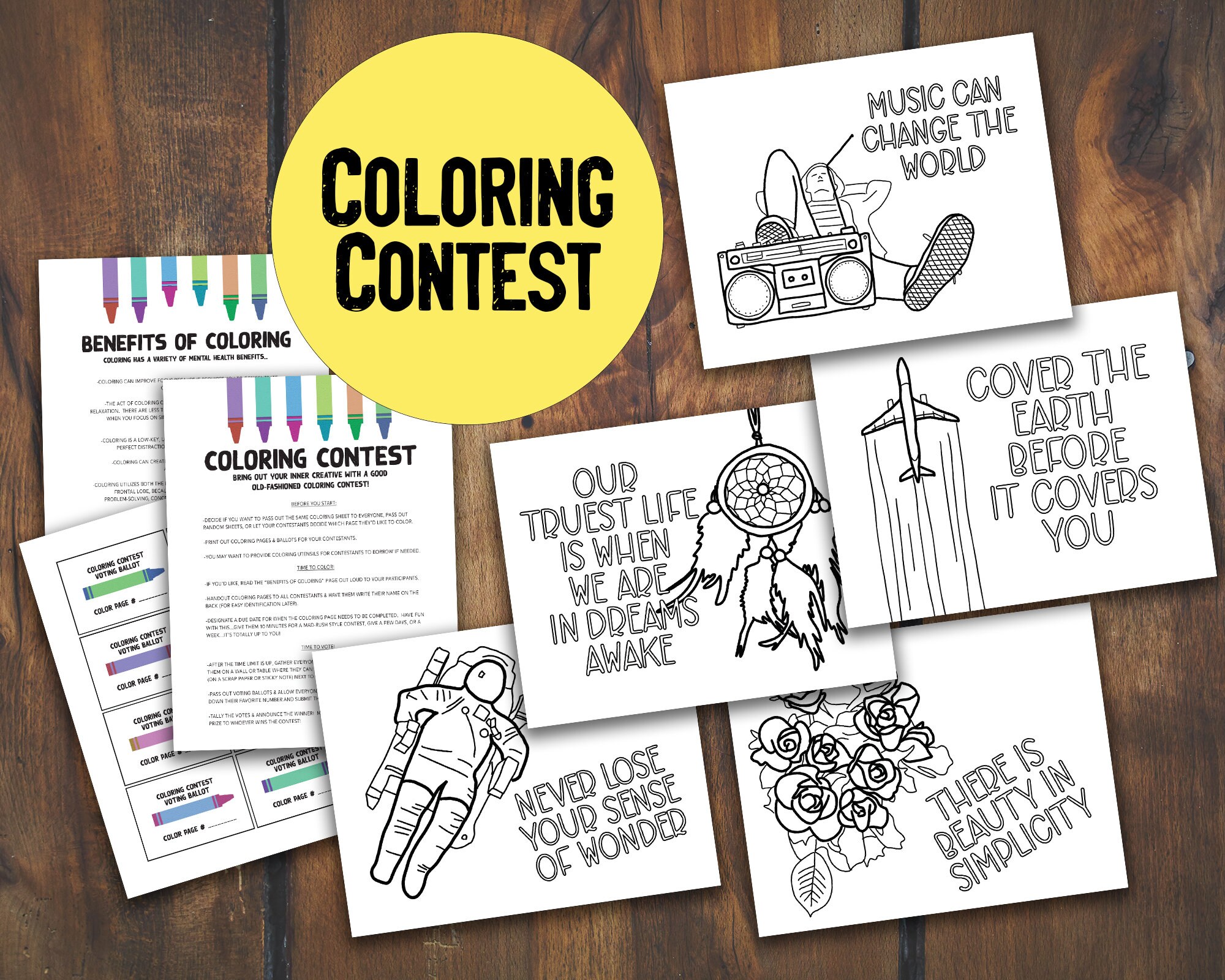23+ coloring contest ideas - CaillinAdemide