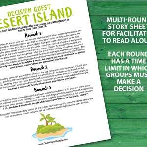 Decision Quest: Desert Island, Printable Team-building Game, Group Decision-Making Icebreaker Activity 画像 15