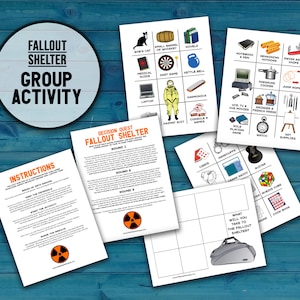 Decision Quest: Fallout Shelter | Survival Group Team Building Activity | Printable Office Party Game | Decision Making & Icebreaker Game