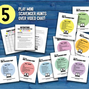 Workplace Scavenger Hunt Printables Bundle Printable Team - Etsy