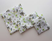 Reusable sandwich bag and snacks - Wolf