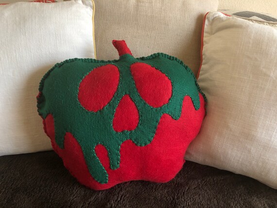 Download Free Poison Apple Handmade Felt Decorative Pillow Etsy SVG Cut Files