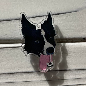 Border Collie Dog Pin- Badge Pin