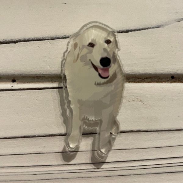 Great Pyrenees Dog Pin- Badge Pin