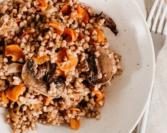 Buckwheat (kasha) with Mushrooms