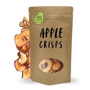 Dried Apple Rings – No Added Sugar, No Additives, Vegan, Gluten-Free, Eco-Friendly Snack