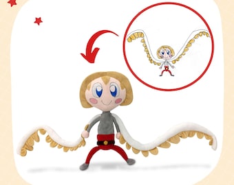 Peluche personalizado a partir de dibujos infantiles / Peluche con ilustraciones personalizadas / Juguete de peluche hecho a mano / Peluche único a partir del arte infantil