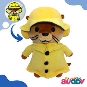 mouse stuffed animal from kids drawing