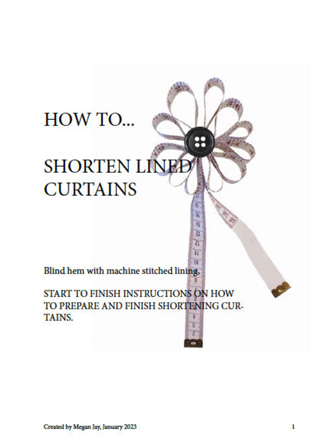 A Guide on How to Shorten Lined Curtains Etsy