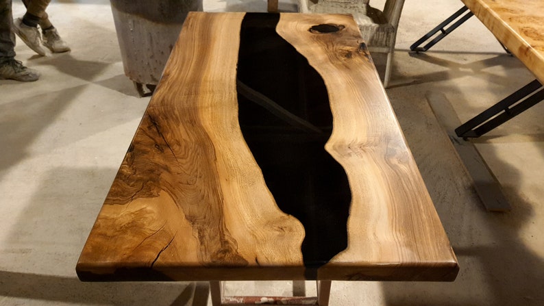 Epoxy Resin Table Handmade Custom Made & Design Luxury Dining Table, Epoxy Resin Dining Table