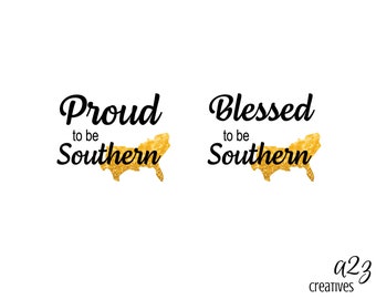 Proud, blessed Southern files: Digital cut files for cricut downloads & silhouette. Like? Please #heart! svg dxf png jpg pdf eps