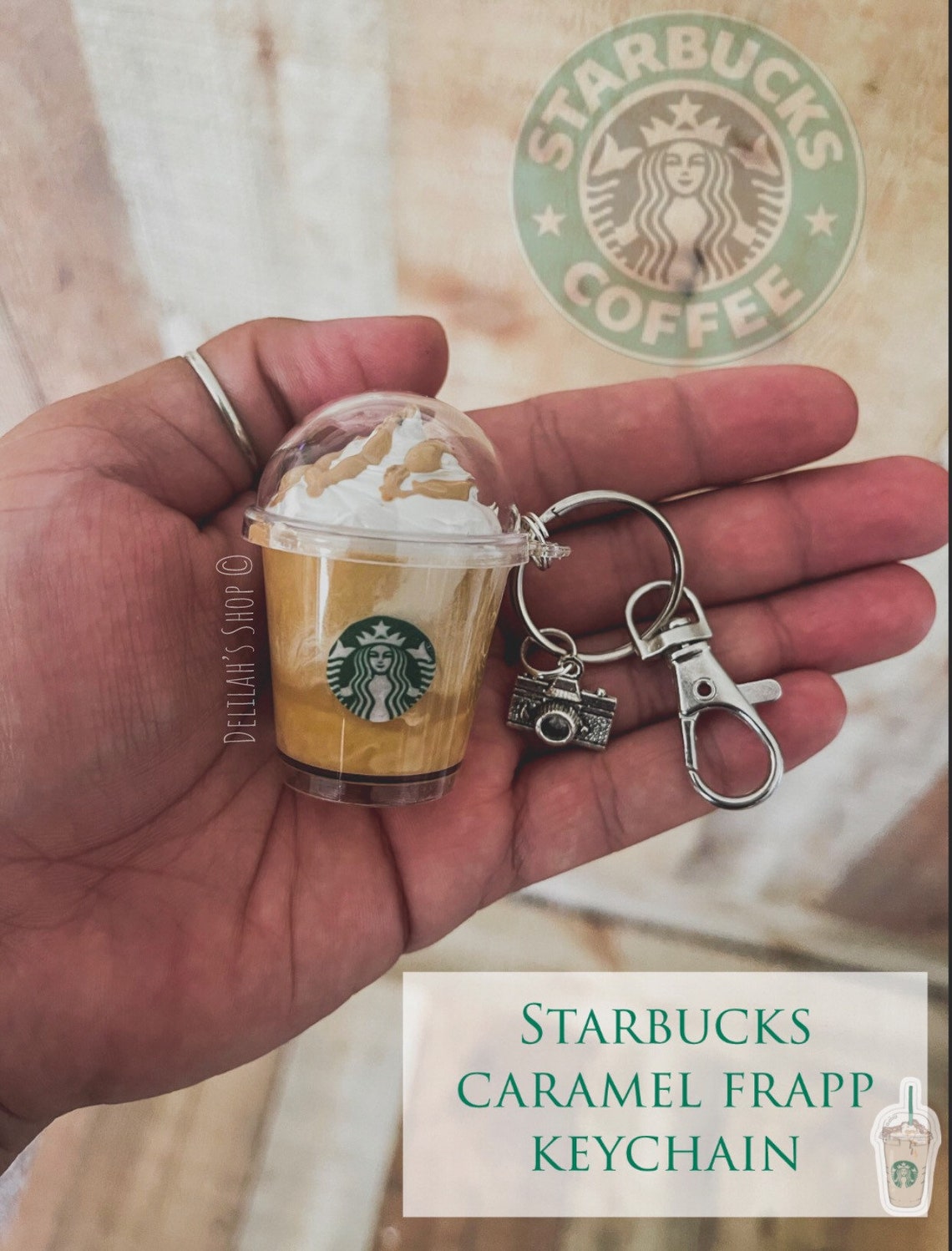 Starbucks keychain Etsy