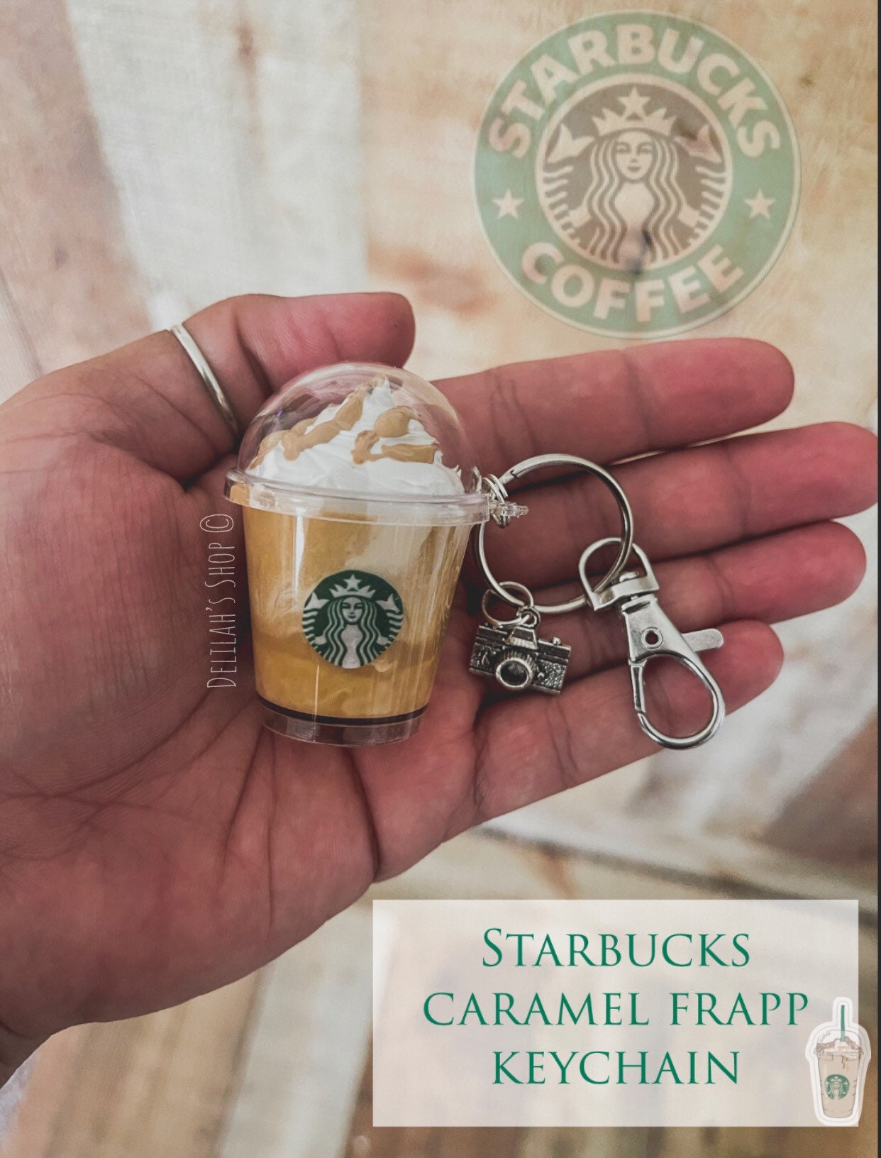 Starbucks keychain Etsy