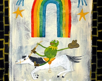 Kermit Rides at Dawn Original Print