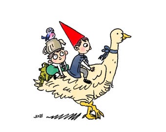 Over the Garden Wall Fan Art Original Print