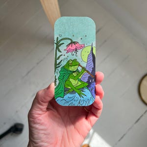 Frog and Flute Bookmark