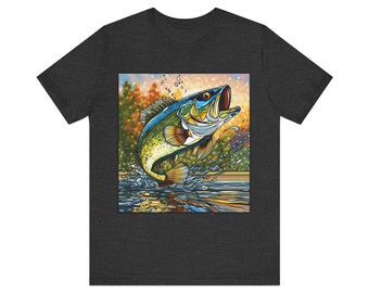 Big Mouth Bass - Unisex Jersey Short Sleeve Tee