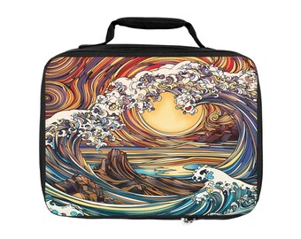 Sunset Waves - Lunch Bag