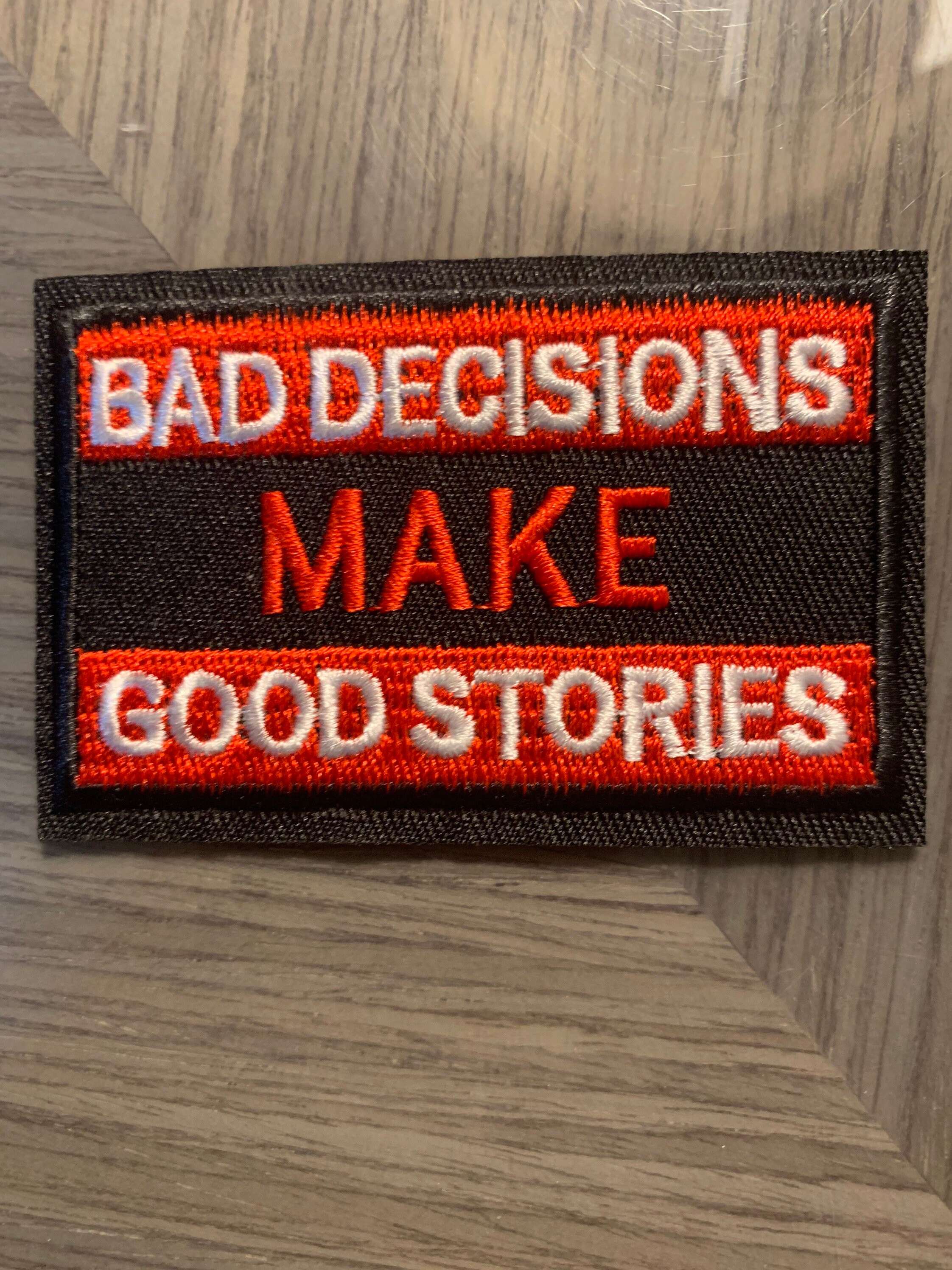 Morale Patch Funny Novelty Hook Backing Or Iron On Amazing Etsy