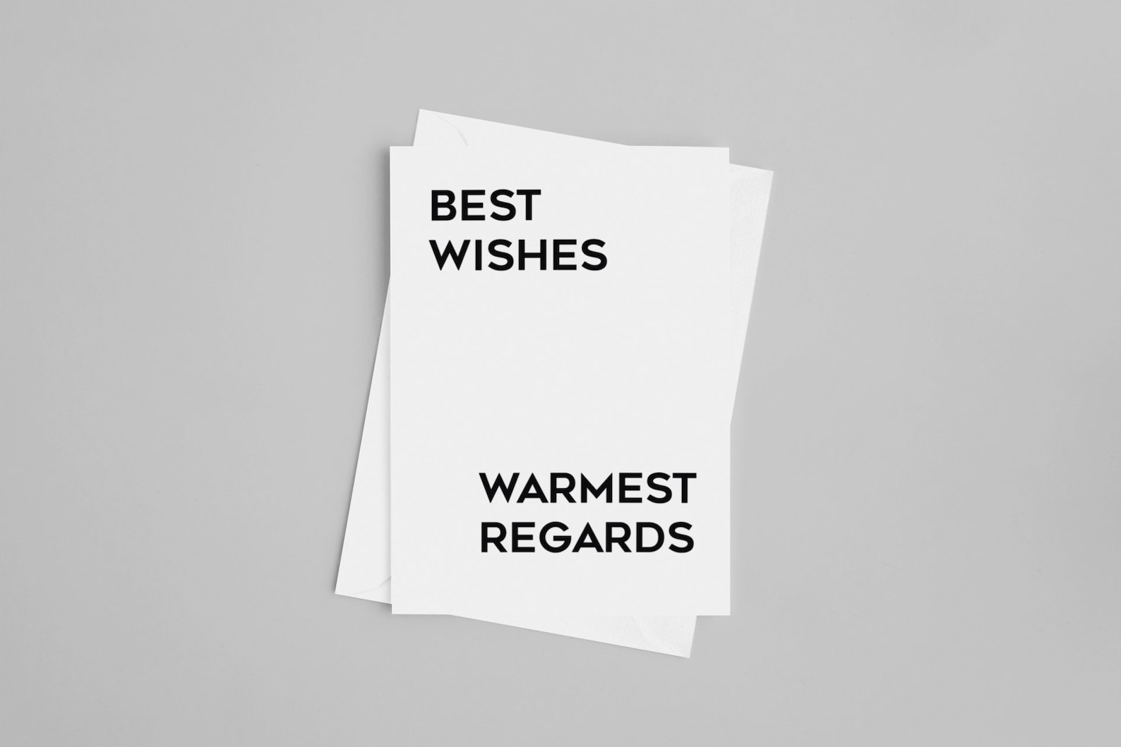 Best Wishes Warmest Regards Card Etsy