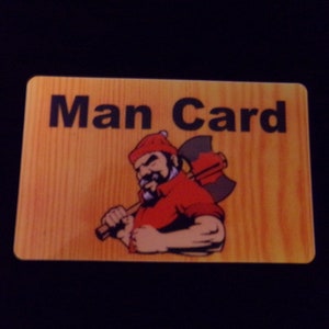 Tarjeta de hombre, Tarjeta de billetera Tarjeta de hombre